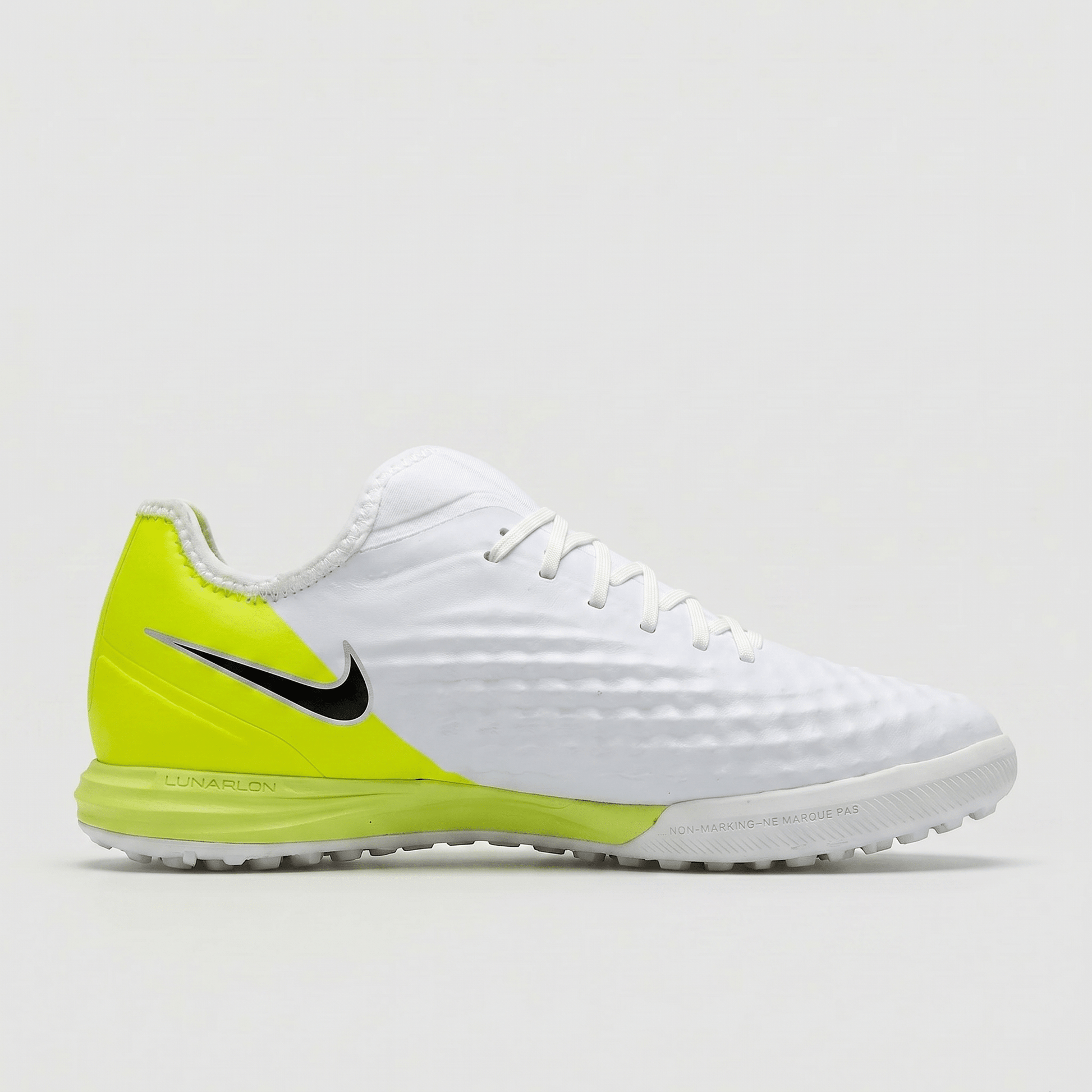 Magista X Finale II Indoor Flat White/Neon Yellow/Black - Elite Boots