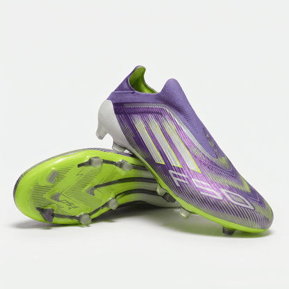 F50 Laceless FG Purple Rush / Cloud White / Lucid Lemon - Elite Boots