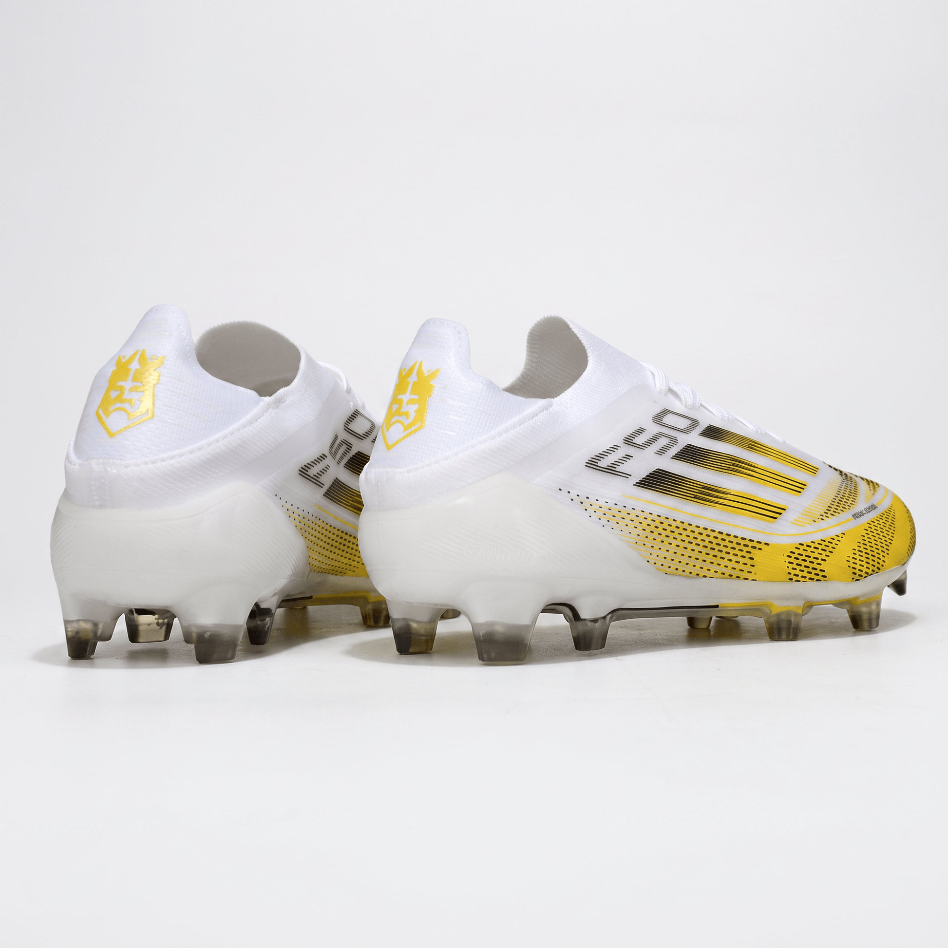 F50 FG Gold Metallic / Core Black / Cloud White - Elite Boots
