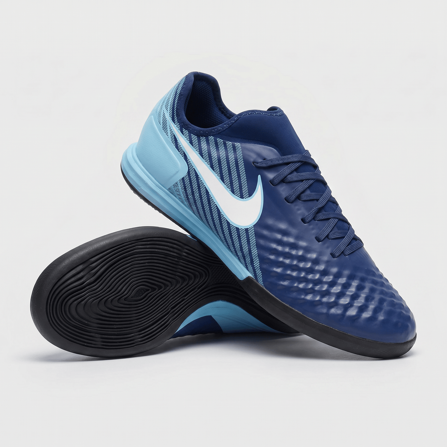 Magista X Finale II Indoor Flat Navy Blue/Light Blue/White - Elite Boots