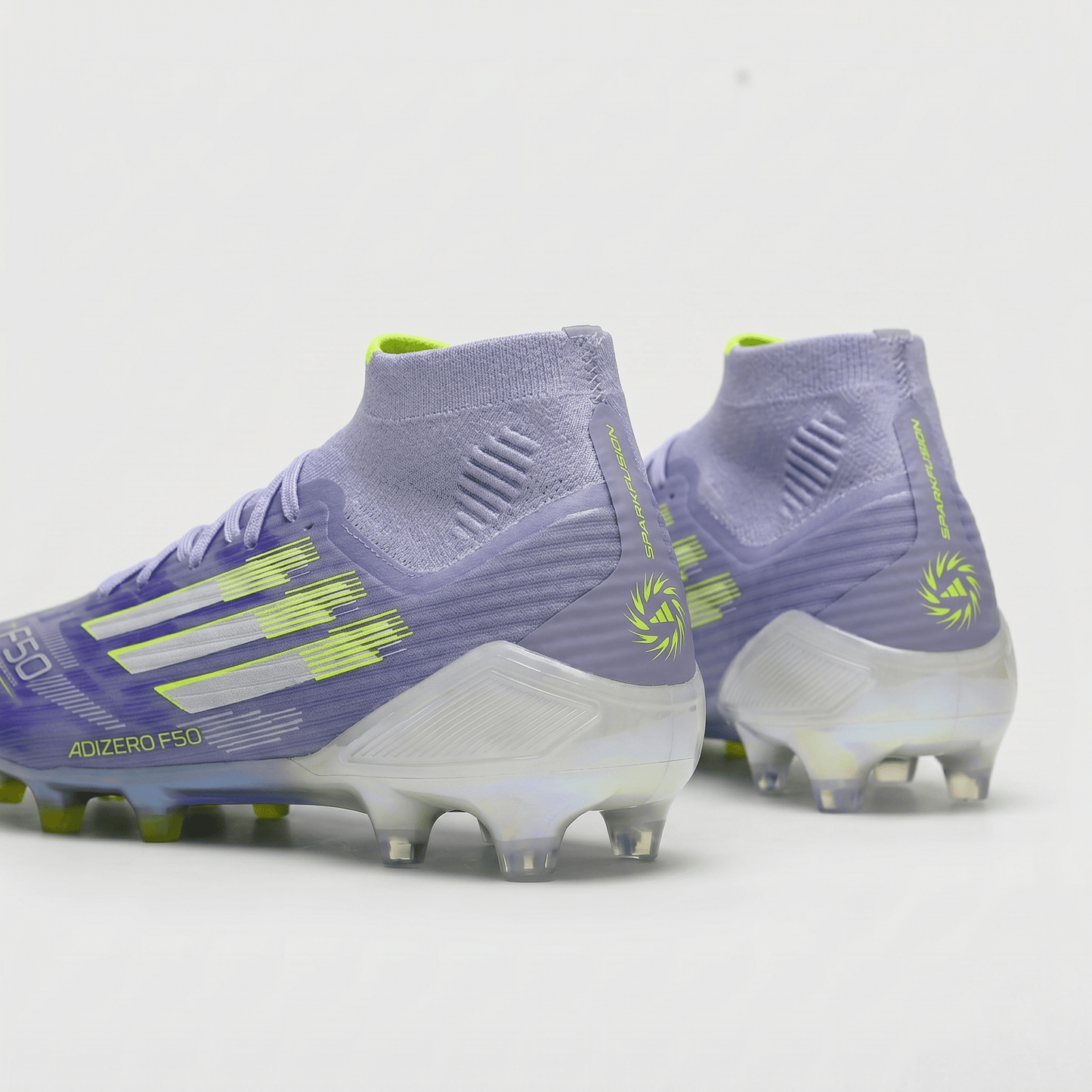 F50 Sparkfusion Elite Mid FGColor: Purple / Silver Metallic / Lucid Lemon - Elite Boots