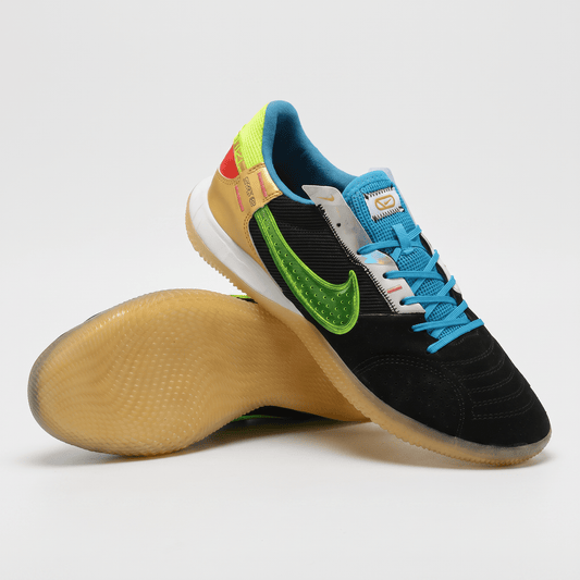 Streetgato SE Black / Metallic Gold / Green Strike / Blue Lightning - Elite Boots