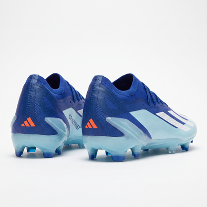 X Crazyfast FG Blu Lucido / Bianco Nuvola / Esplosione Blu