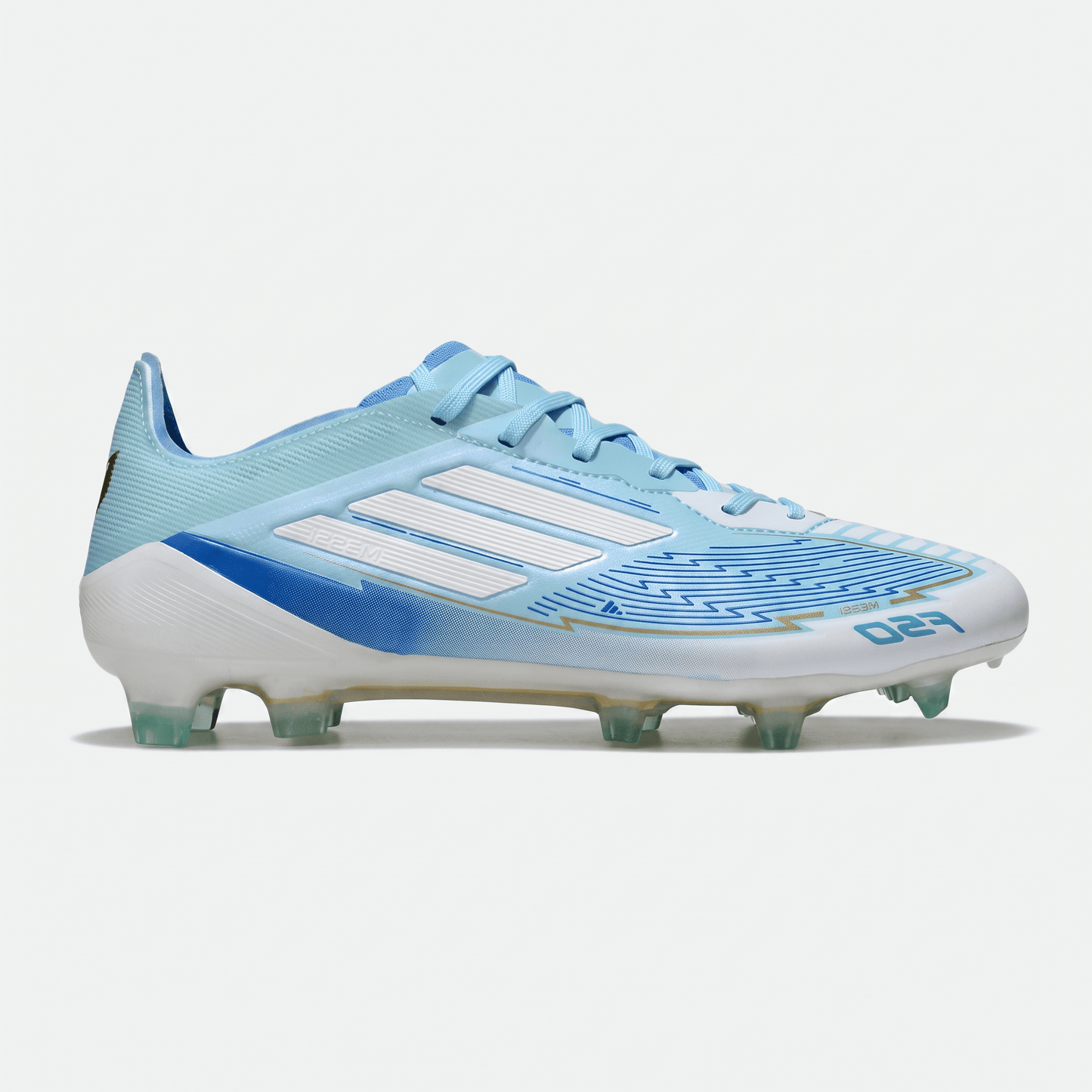 F50 Hyperfast Pro FG Almost Blue / Semi Lucid Blue / Solar Yellow - Elite Boots