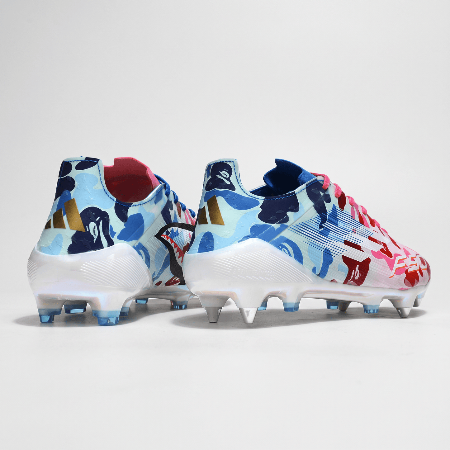 F50 x BAPE FG Cloud White / Lucid Pink / Lucid Blue - Elite Boots