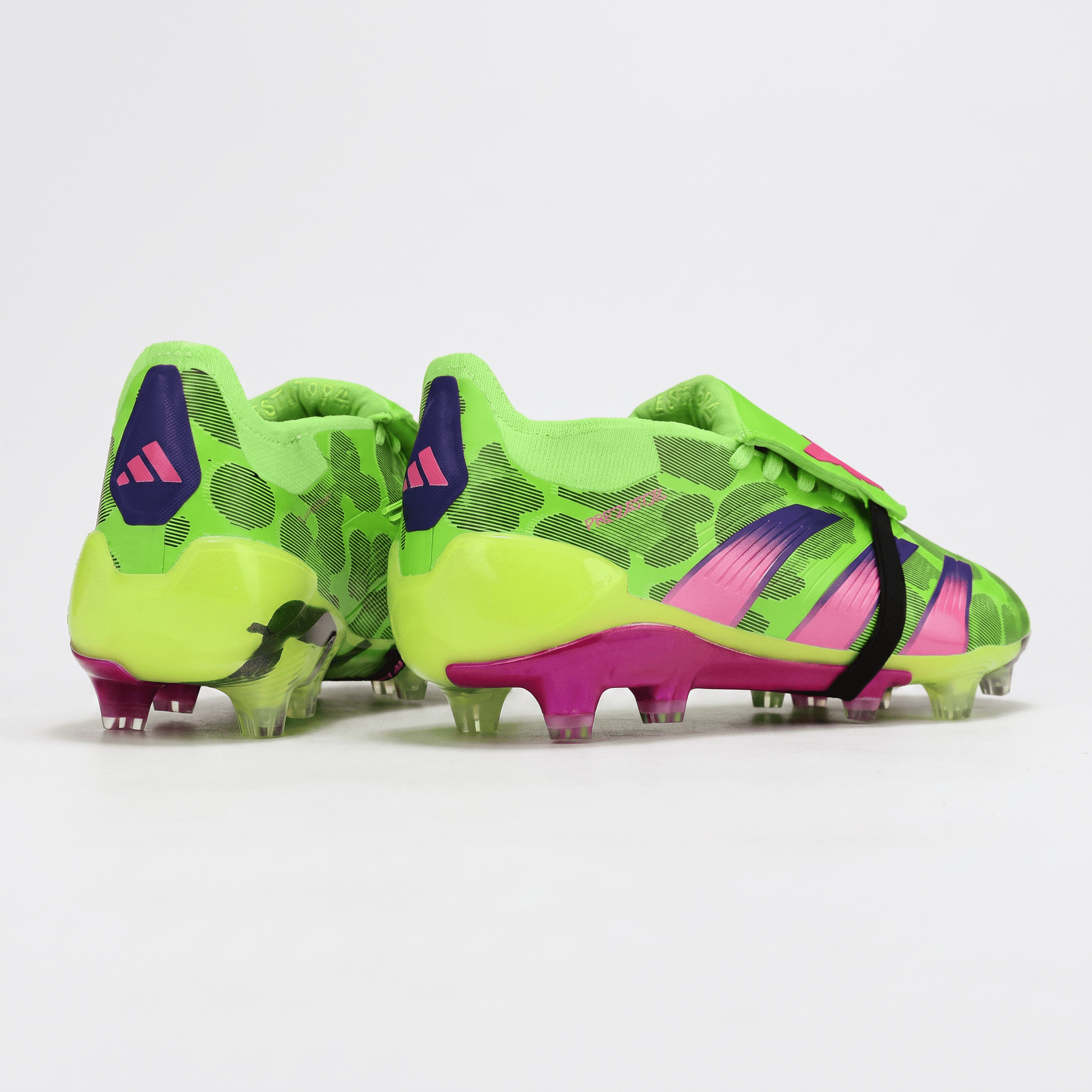 Predator Fold-Over Tongue FG Solar Red / Cloud White / Pulse Lime - Elite Boots