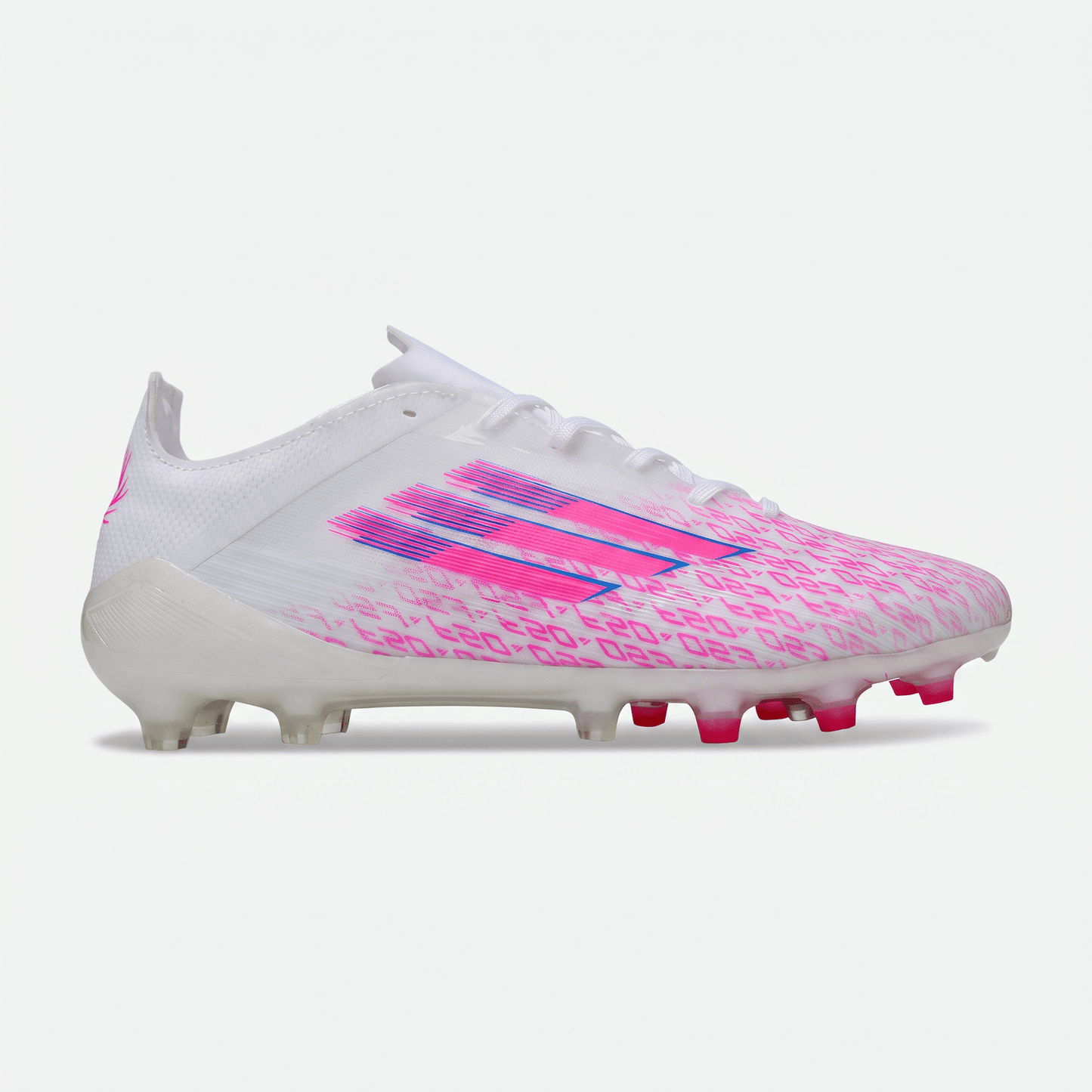 F50 Hyperfast Pro FG Cloud White / Lucid Pink / Lucid Blue - Elite Boots