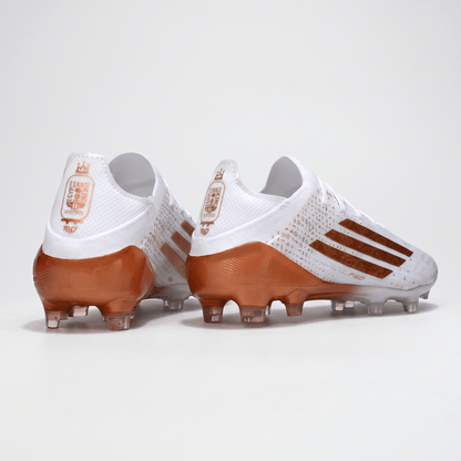 F50 FG Footwear White / Golden Beige / Gold Metallic - Elite Boots