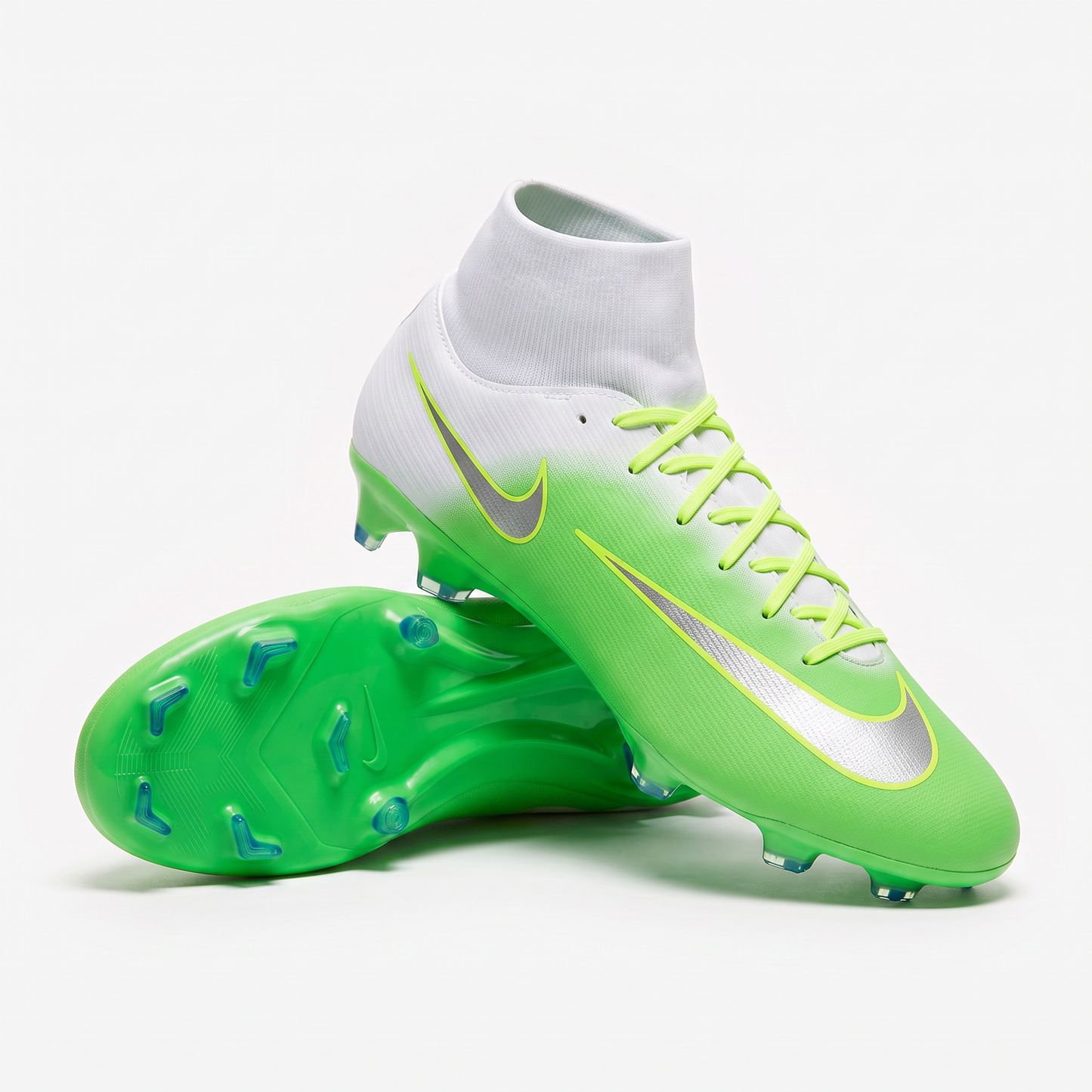 Mercurial Superfly 10 Academy By You Zelený úder / Bílá / Stříbrná / Volt