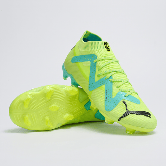Future Ultimate FG/AG Fast Yellow / Black / Electric Peppermint - Elite Boots