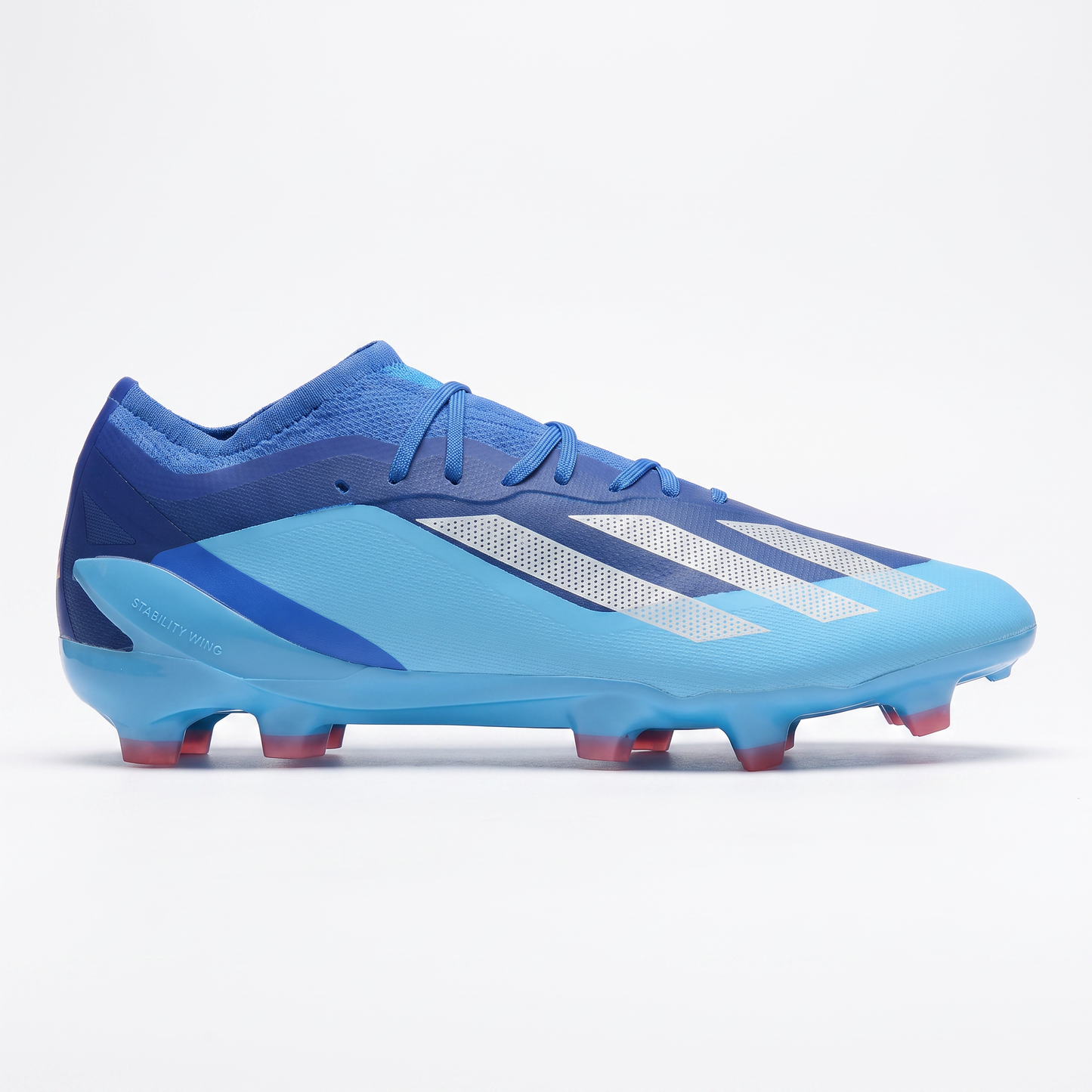 X Crazyfast FG Blu Lucido / Bianco Nuvola / Esplosione Blu