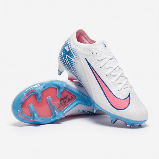 Air Zoom Mercurial Vapor 16 FG White / Ocean / Pink Blast / Volt - Elite Boots