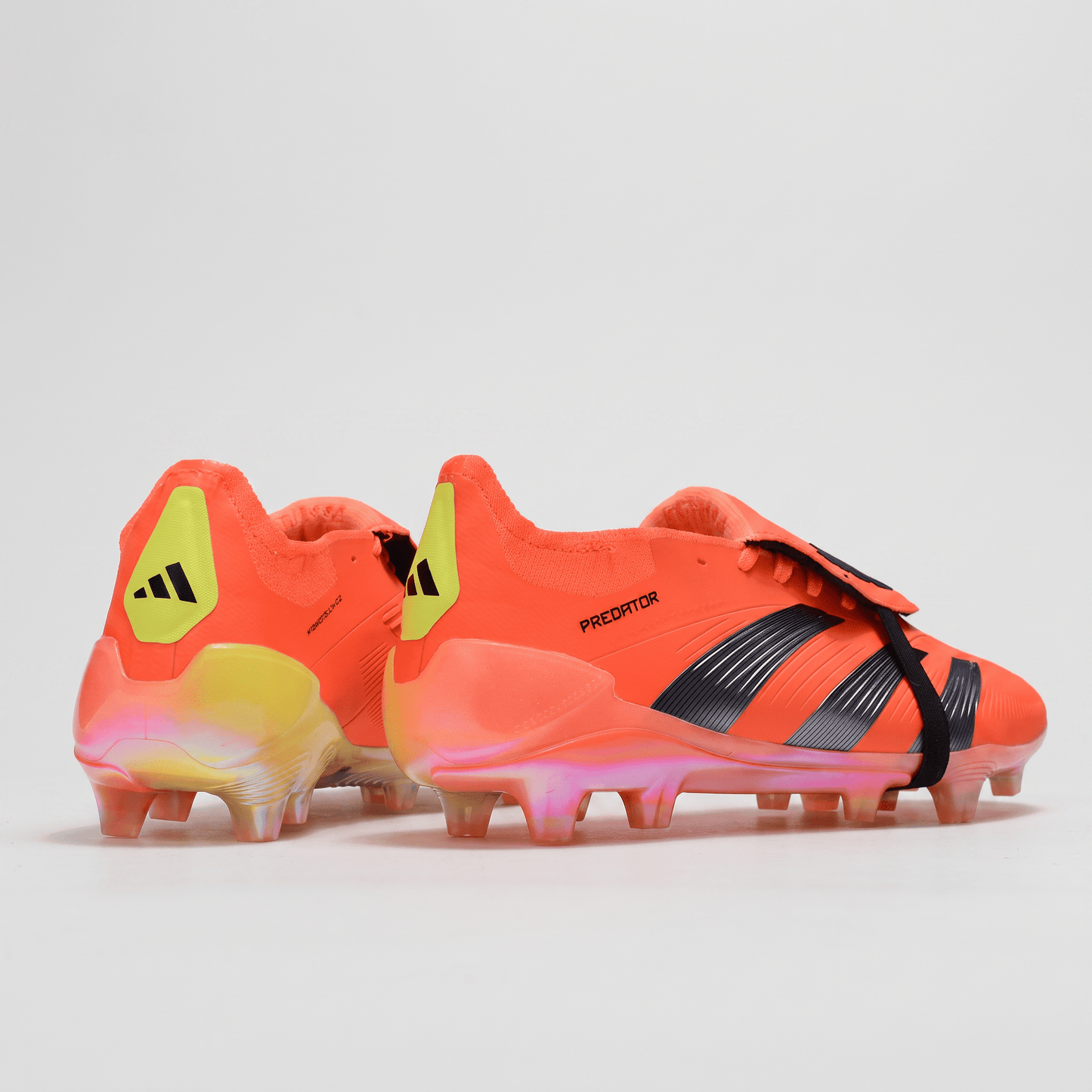 Predator Fold-Over Tongue FG Solar Red / Core Black / Yellow - Elite Boots