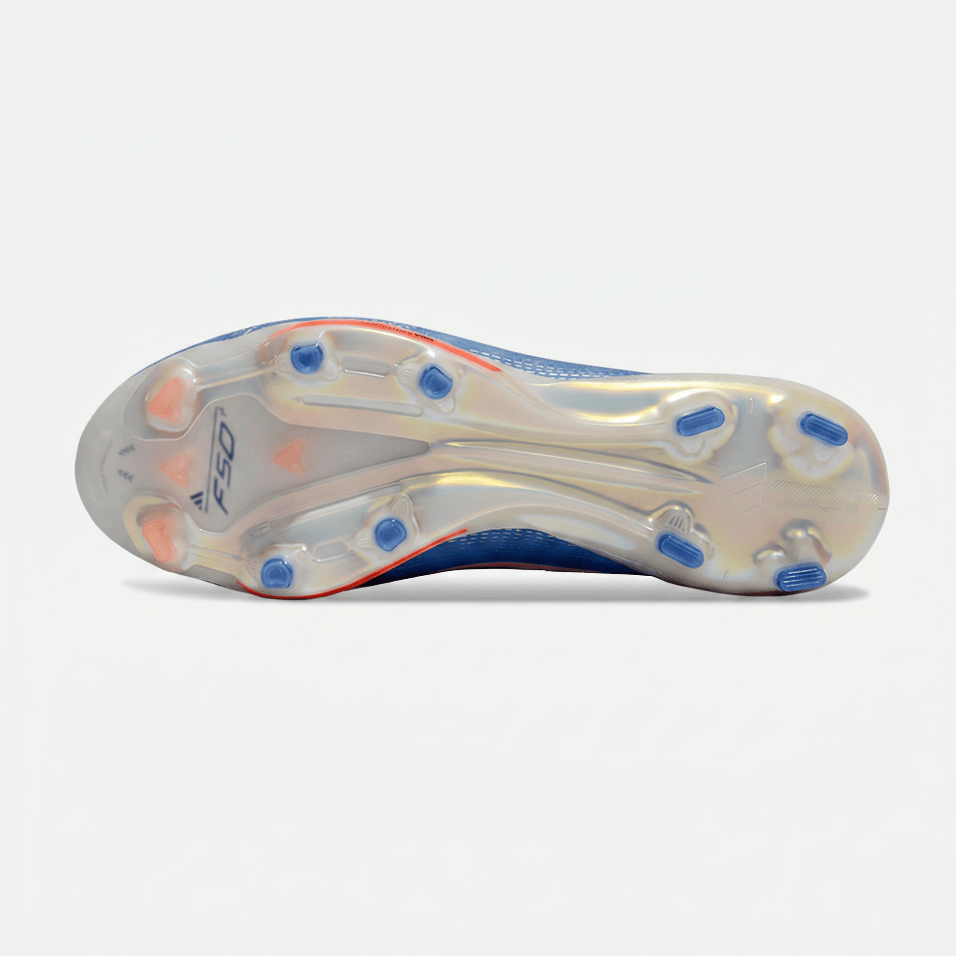 F50 Laced FG Footwear White / Solar Blue / Solar Red - Elite Boots