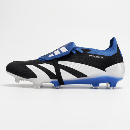 Predator Fold-Over Tongue FG Core Black / Cloud White / Royal Blue - Elite Boots