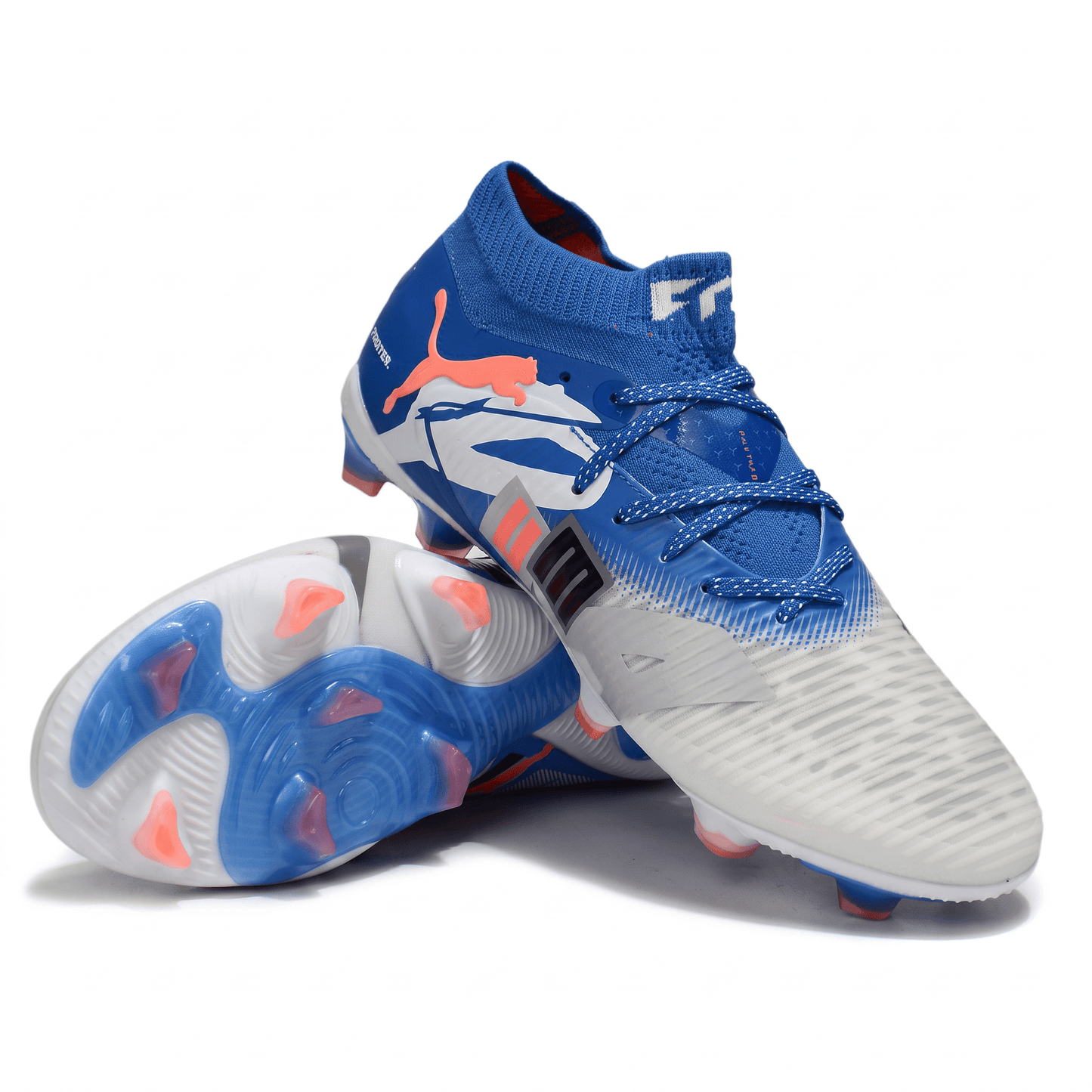 Future 8 Ultimate FG Ultra Blue / White / Sunset Glow - Elite Boots