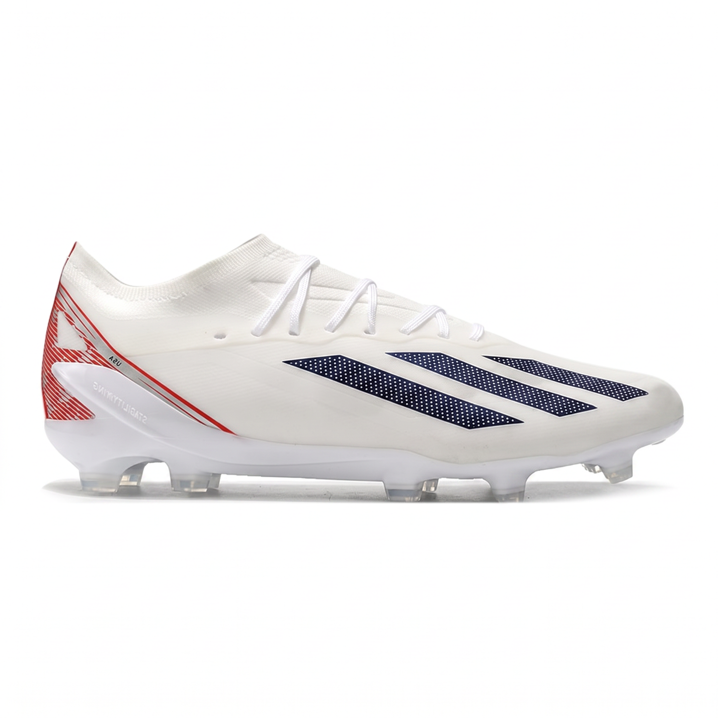 X Crazyfast.1 FG voetbalschoenen Wit / Core Black / Lucid Lemon