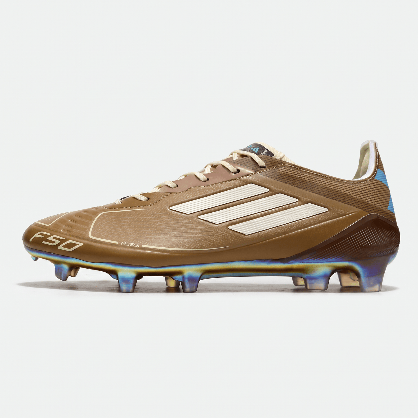 F50 FG Cardboard / Cream White / Bright Cyan - Elite Boots