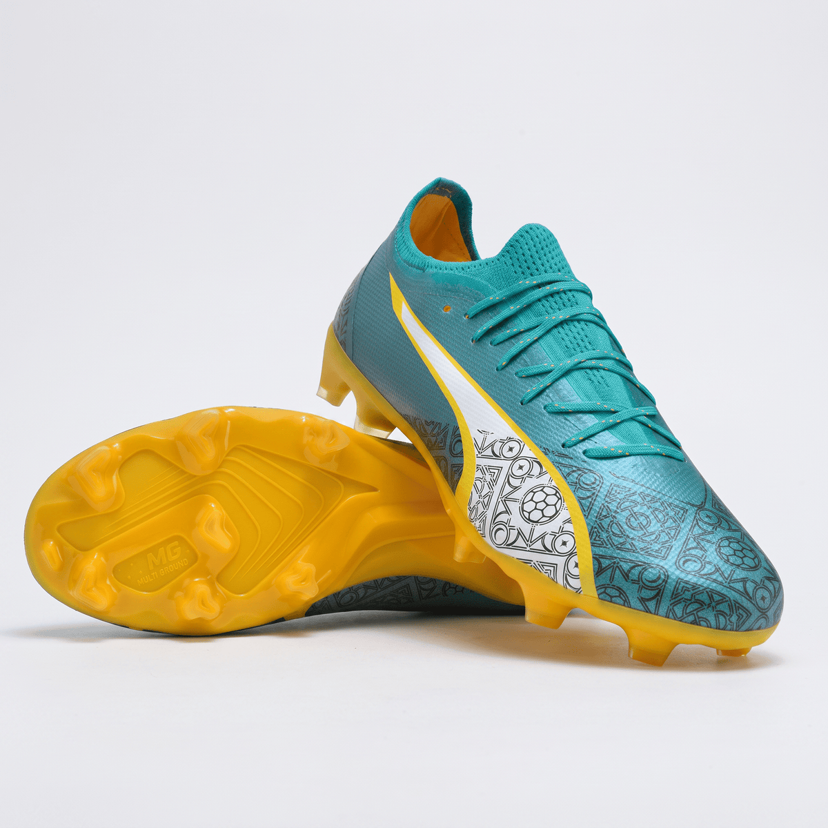Future 7 Ultimate FG/AG Teal / Yellow Alert / White - Elite Boots