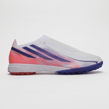 F50 Laceless TF Footwear White / Tech Indigo / Solar Red - Elite Boots