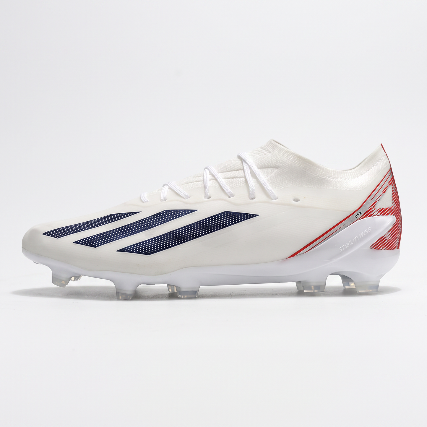 X Crazyfast.1 FG voetbalschoenen Wit / Core Black / Lucid Lemon