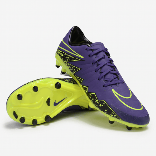 Hypervenom Phinish II FG Hyper Grape / Black / Volt - Elite Boots