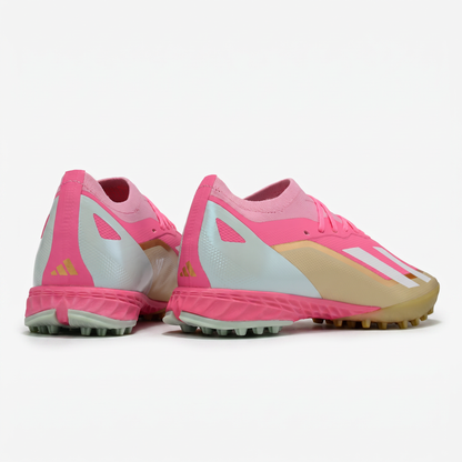 X Crazyfast.1 TF Lucid roze / schoenwit / Zero metallic