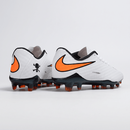 Hypervenom Phantom FG White / Total Orange / Black - Elite Boots