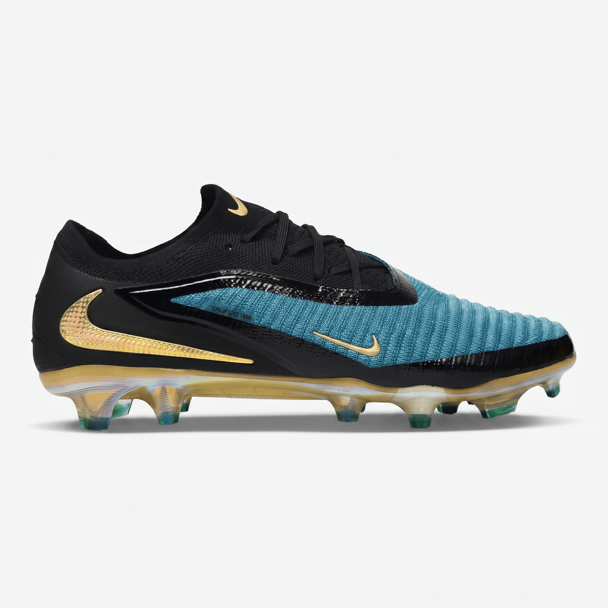 Phantom 6 Low FG Black / Blue / Metallic Gold - Elite Boots