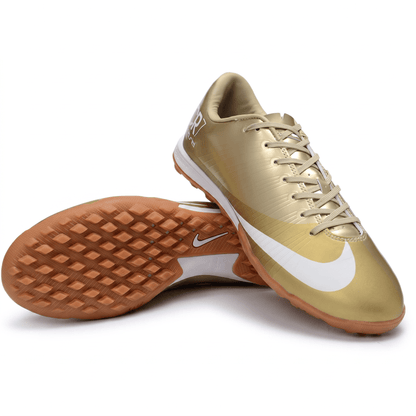 Mercurial Vapor Superfly RGN TF Metallic Gold / White - Elite Boots