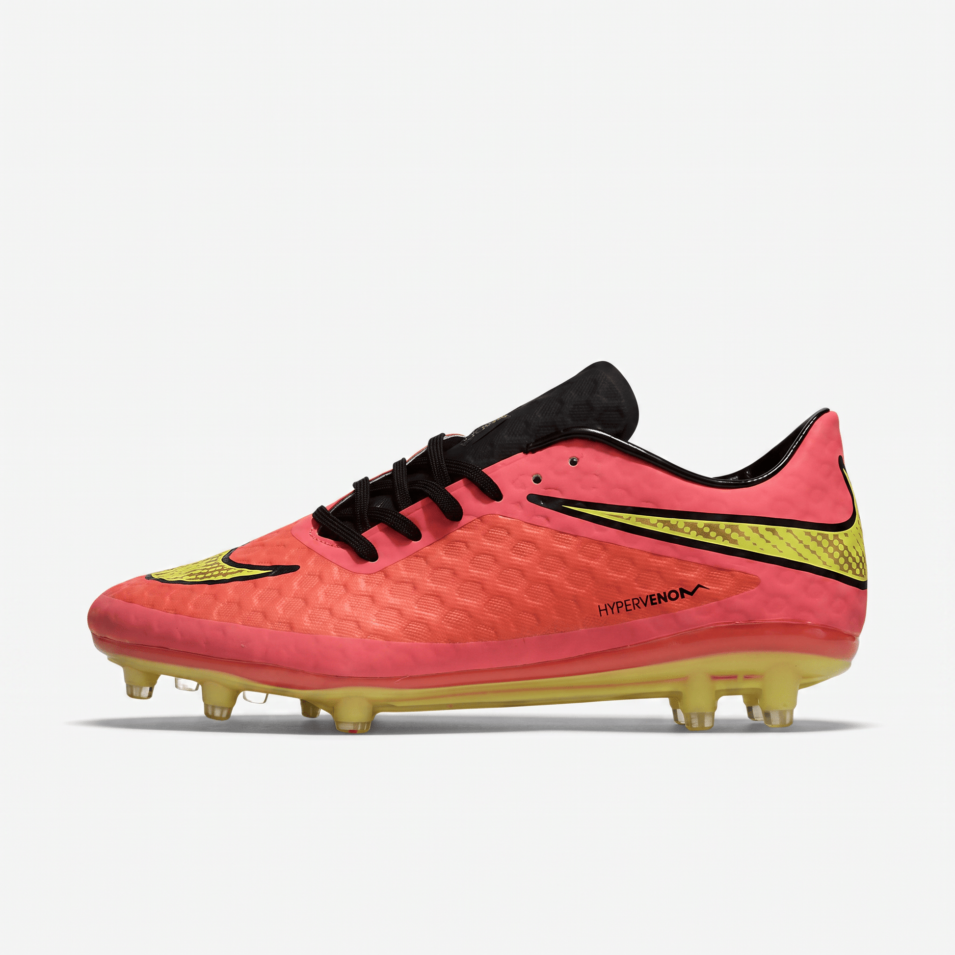 Hypervenom Phelon FG Bright Crimson / Black / Volt - Elite Boots