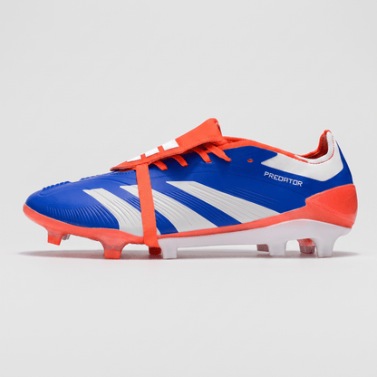 Predator Fold-Over Tongue FG Royal Blue / White / Active Orange - Elite Boots