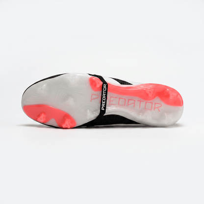 Predator Fold-Over Tongue FG Core Black / Cloud White / Solar Red - Elite Boots