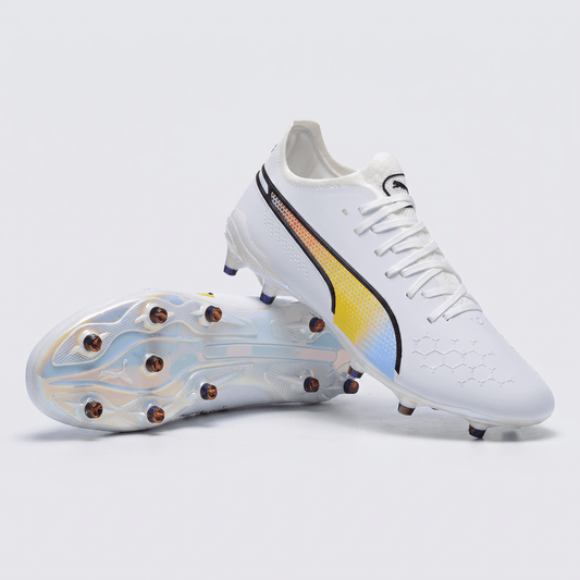 Future Ultimate FG/AG White / Black / Pele Yellow / Rickie Orange - Elite Boots
