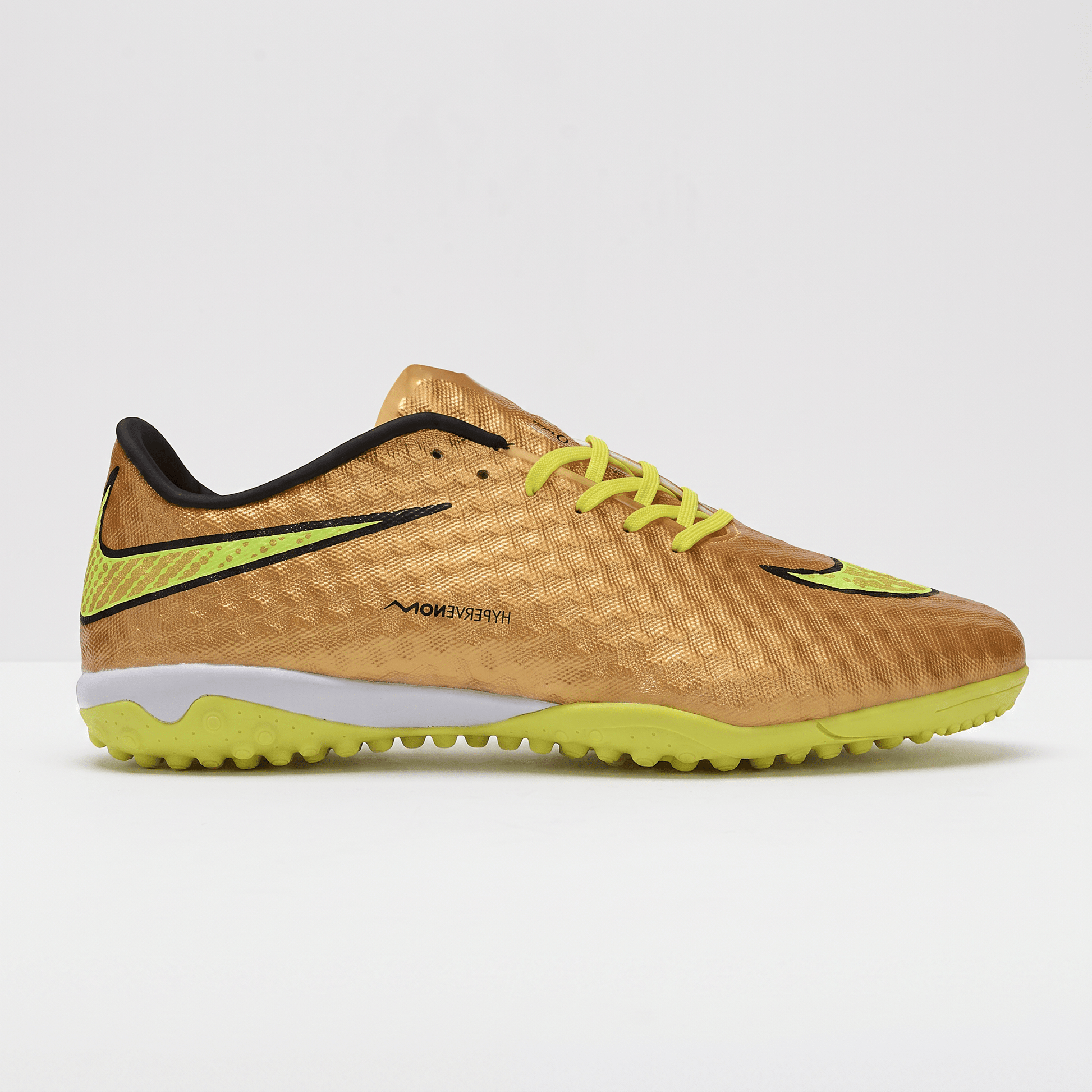 Hypervenom Phelon TF Metallic Gold Coin / Black / Yellow Strike - Elite Boots
