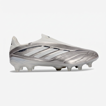 Copa Pure IV Schnürsenkellos FG Taupe Metallic / Zero Metallic / Night Metallic