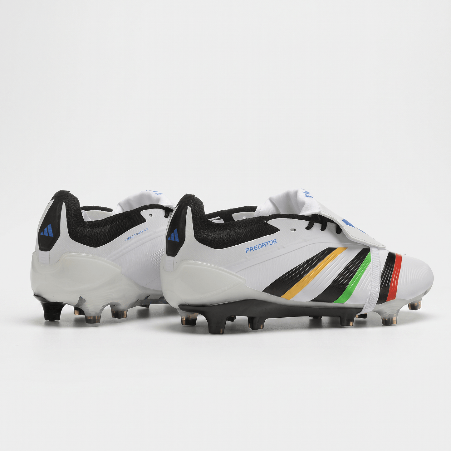 Predator Fold-Over Tongue FG White / Core Black / Multi-Color - Elite Boots