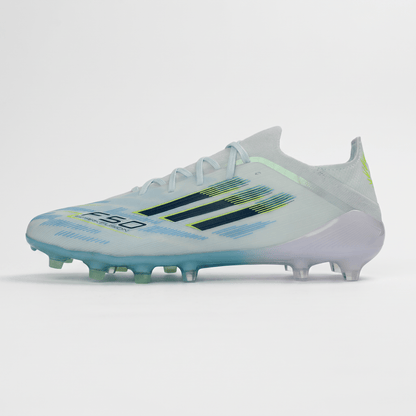 F50 FG Almost Blue / Dusky Petrol / Hi-Res Yellow - Elite Boots