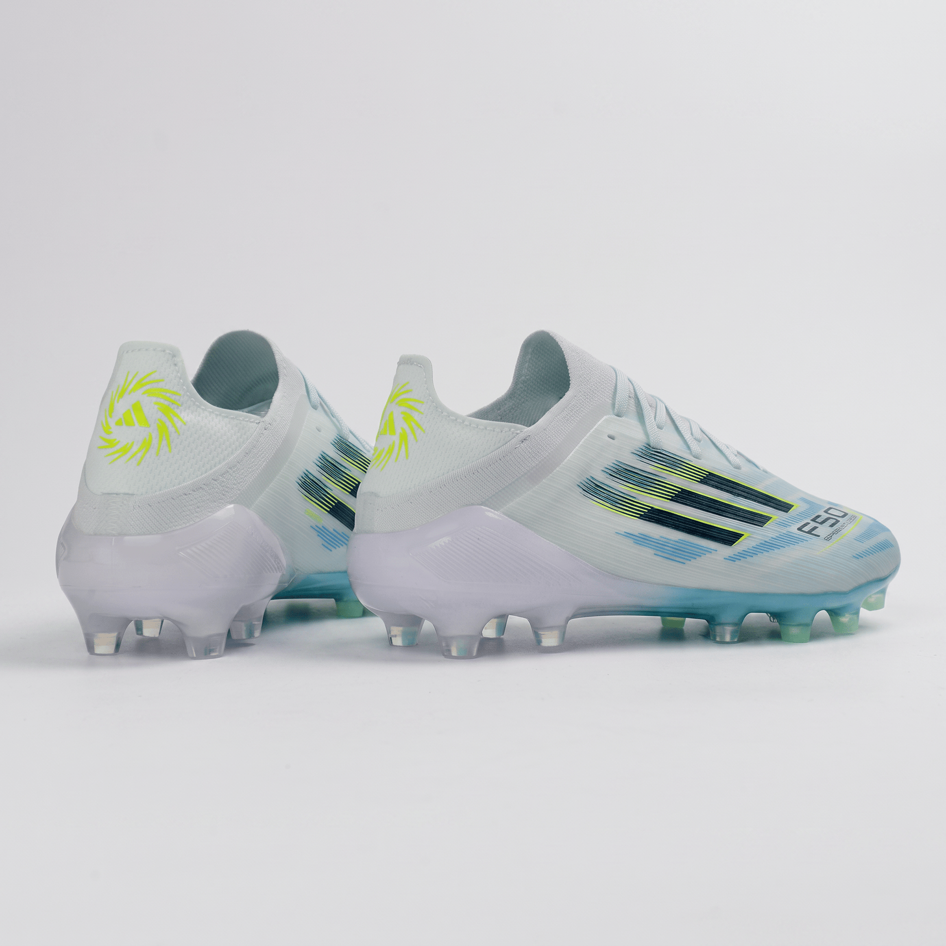 F50 FG Almost Blue / Dusky Petrol / Hi-Res Yellow - Elite Boots