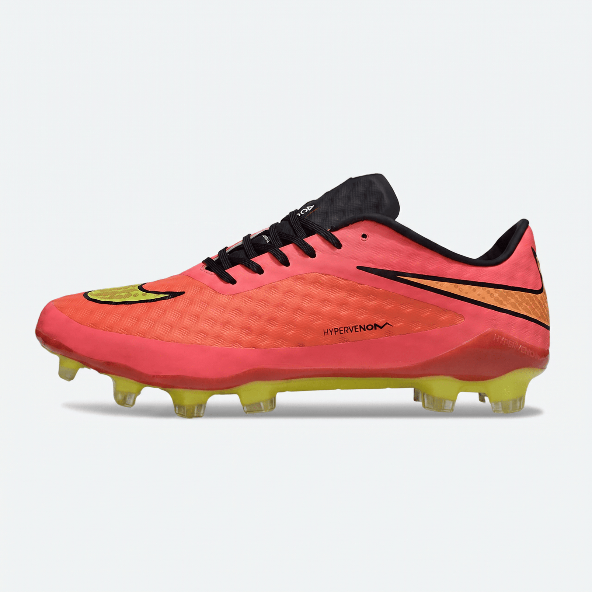 Hypervenom Phantom Premium FG Black / Challenge Red / Volt - Elite Boots