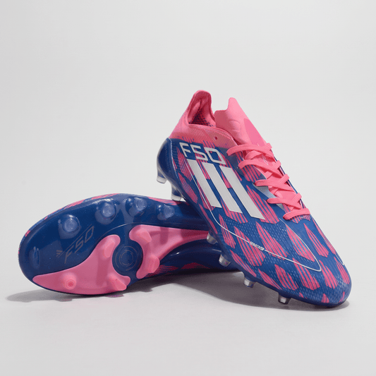 F50 FG Solar Pink / Solar Blue / Footwear White - Elite Boots