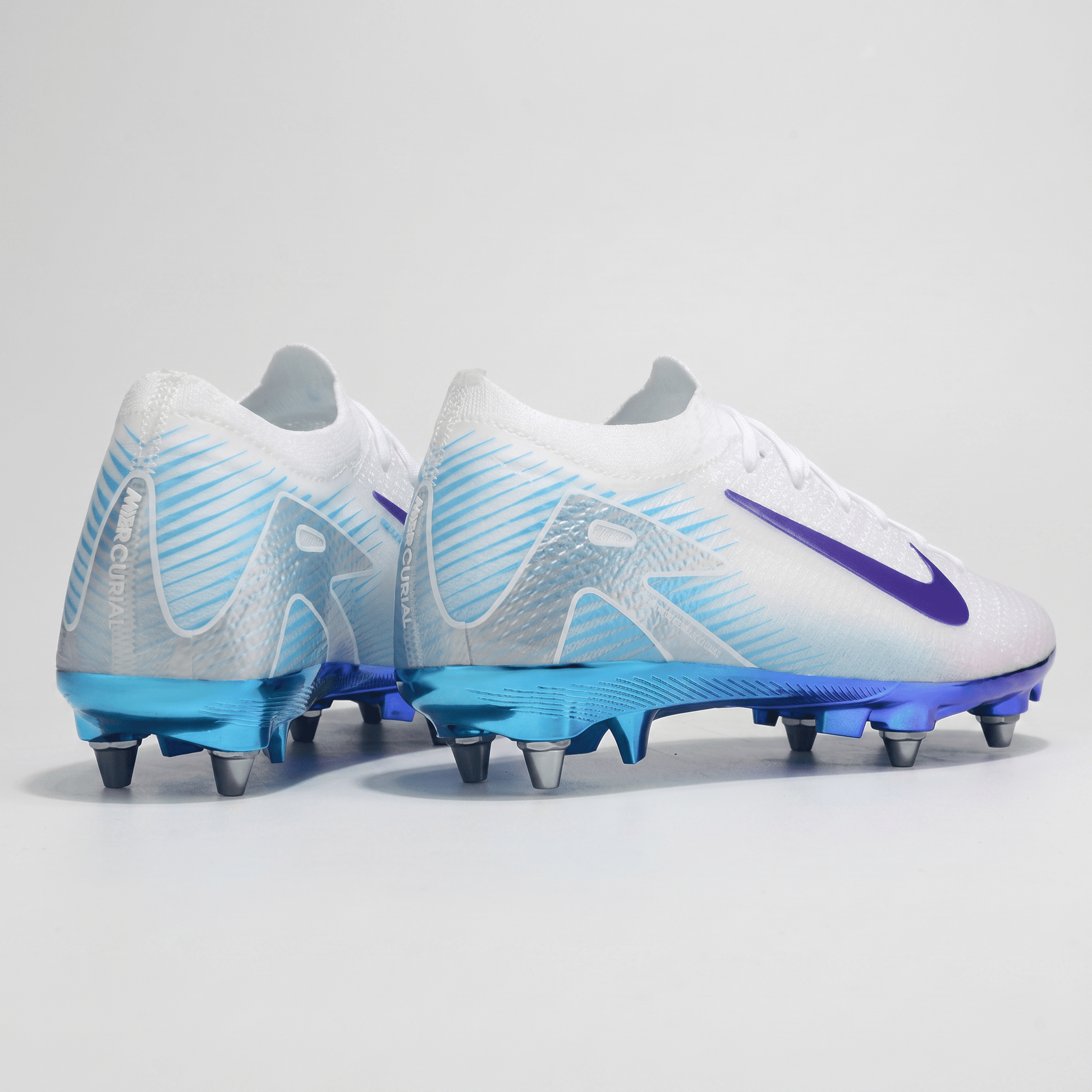 Mercurial Superfly IIX Elite SG White / Sky Blue / Purple - Elite Boots