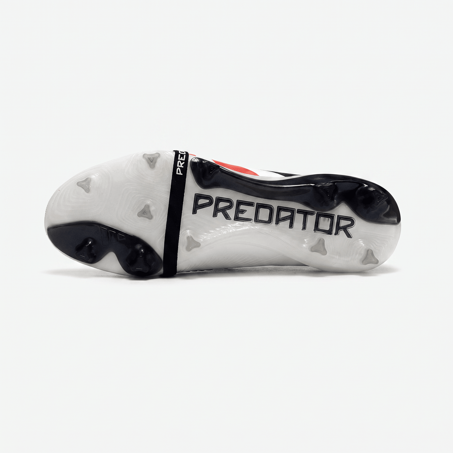 Predator Fold-Over Tongue FG White / Black / Red / Yellow - Elite Boots