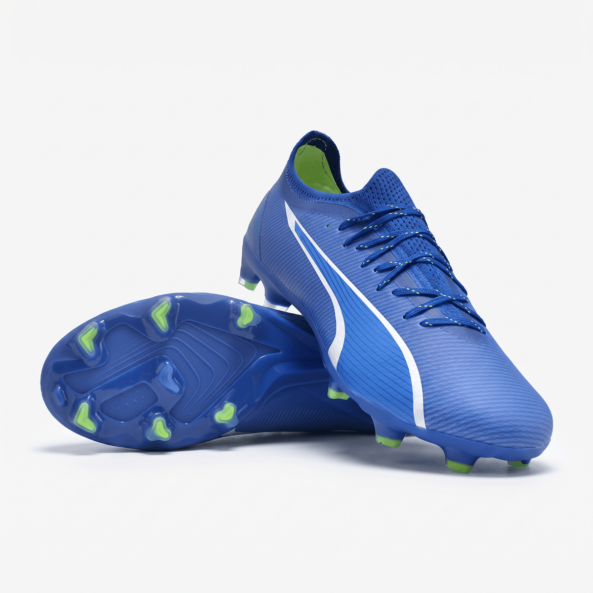 Ultra Ultimate FG/AG Blue / White / Pro Green - Elite Boots