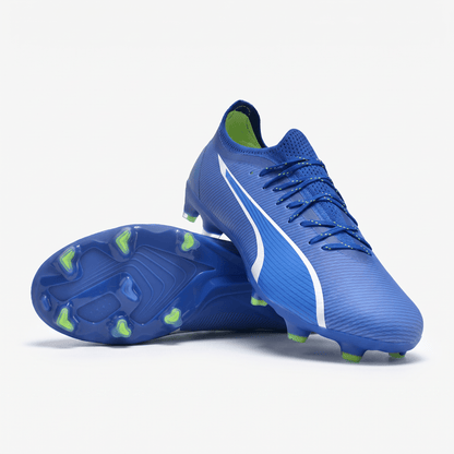 Ultra Ultimate FG/AG Blue / White / Pro Green - Elite Boots