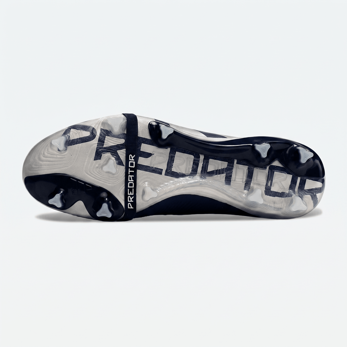Predator Fold-Over Tongue FG Team Navy Blue / Silver / White - Elite Boots