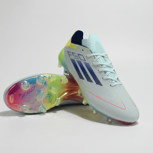 F50 FG Almost Blue / Semi Lucid Blue / Semi Solar Yellow - Elite Boots