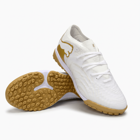 Future 8 Ultimate Low TT White / Gold / Gum - Elite Boots