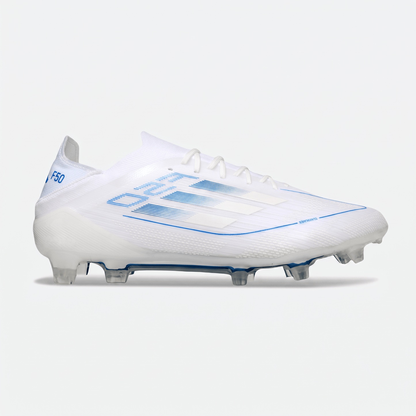 F50 FG White / Silver Metallic / Bright Royal - Elite Boots
