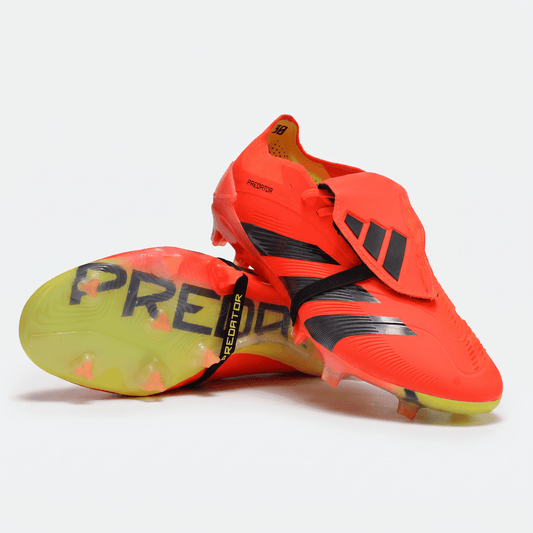 Predator Fold-Over Tongue FG Signal Coral / Cloud White / Orange - Elite Boots